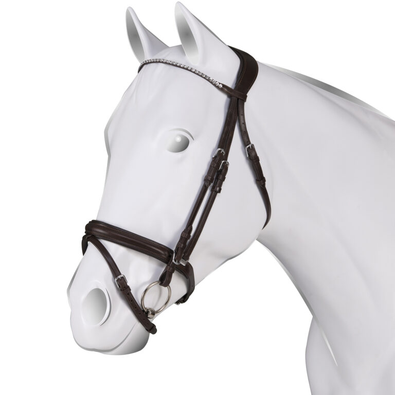 TESTIERA CUPIDO PELLE VITELLO ACAVALLO