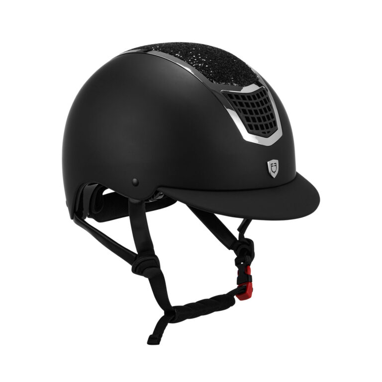 CASCO EQUESTRO MODELLO ECLIPSE STONE MAT ROWEL FITTING