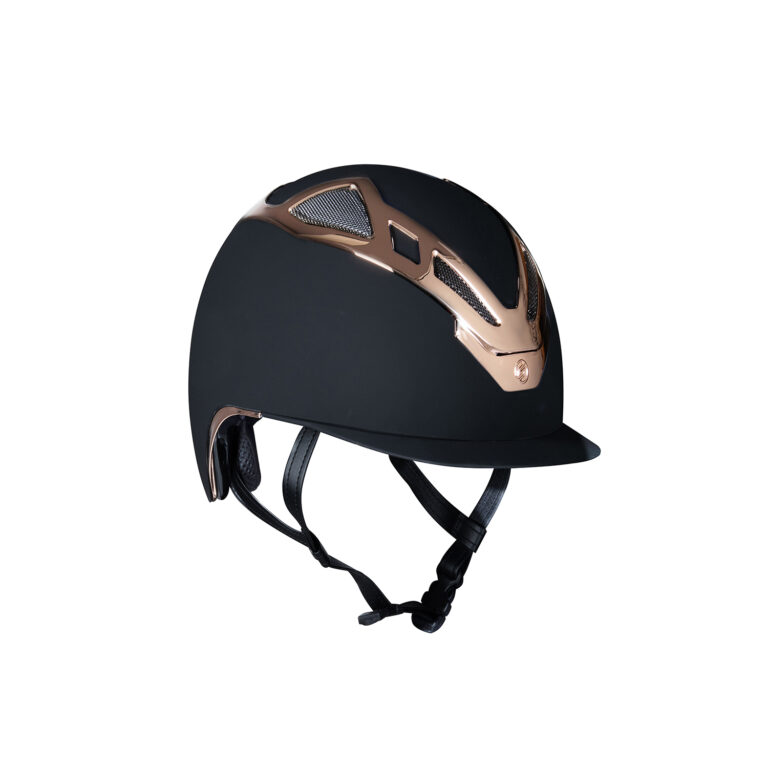CASCO APEX CHROME NERO OPACO E ROSA LUCIDO SUOMY