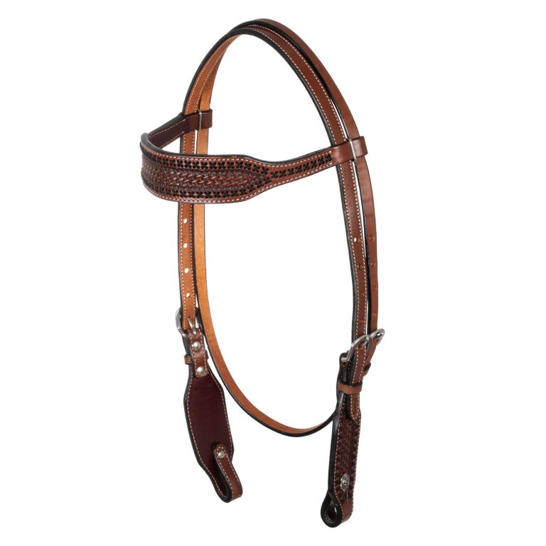 TESTIERA WESTERN CON FRONTALINO LARGO POOL'S