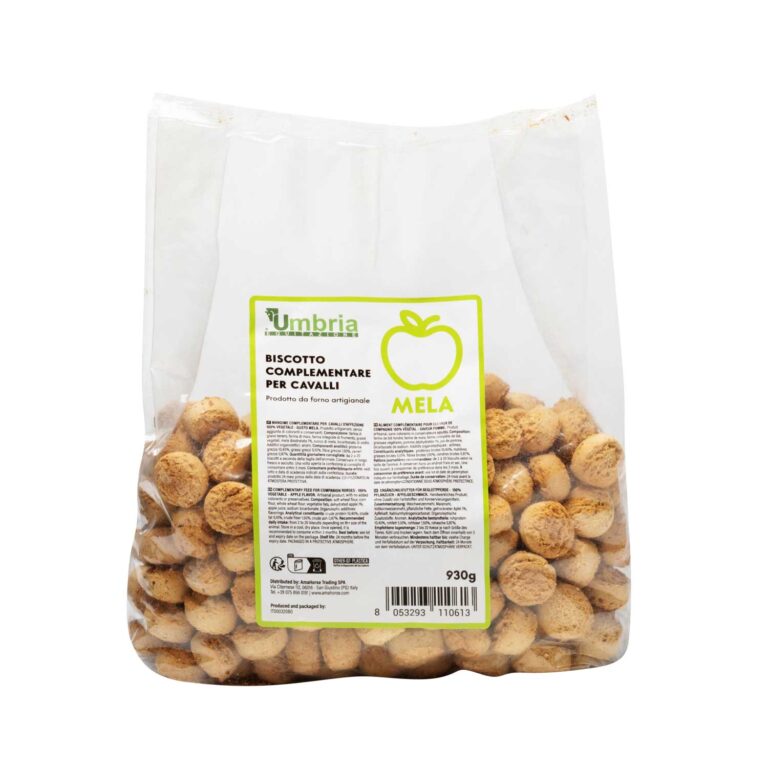 BISCOTTO VEGETALE PER CAVALLI GUSTO MELA (930 GR)